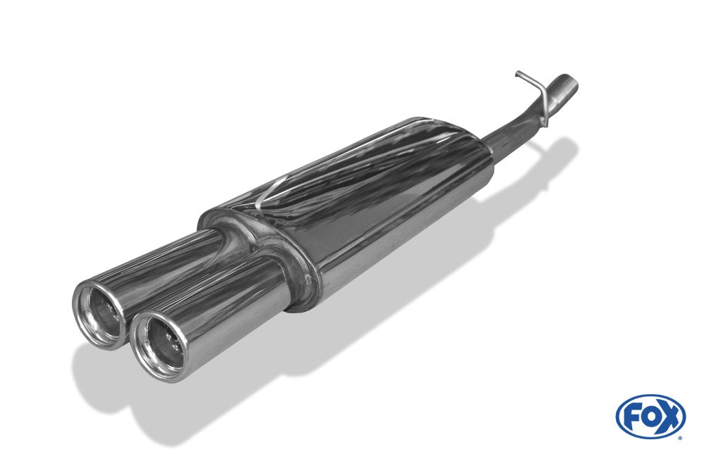 Fox Auspuff Sportauspuff Endschalldämpfer für Opel Vectra A Stufenheck 2,0l