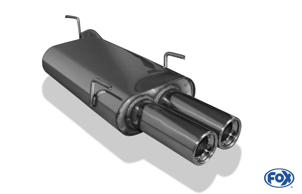 Fox Auspuff Sportauspuff Endschalldämpfer für Opel Vectra B 2.5l 125kW ab 9/99