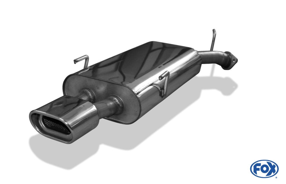 Fox Auspuff Sportauspuff Endschalldämpfer für Opel Vectra B 1.6l 55/74kW ab 9/99