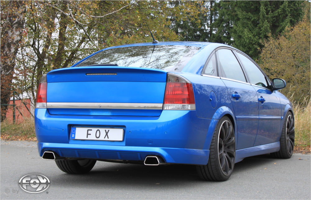 Fox Duplex Auspuff Sportauspuff Komplettanlage für Opel Vectra C OPC Limo 2.8l