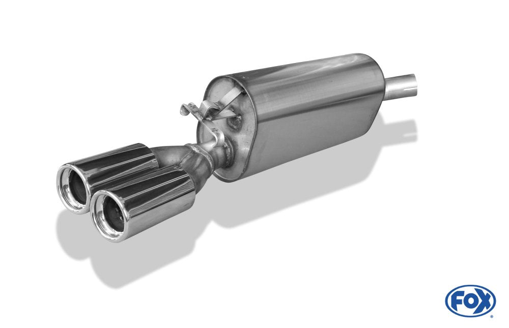 Fox Auspuff Sportauspuff Endschalldämpfer für Opel Calibra A/ Calibra A 4x4 2.0l