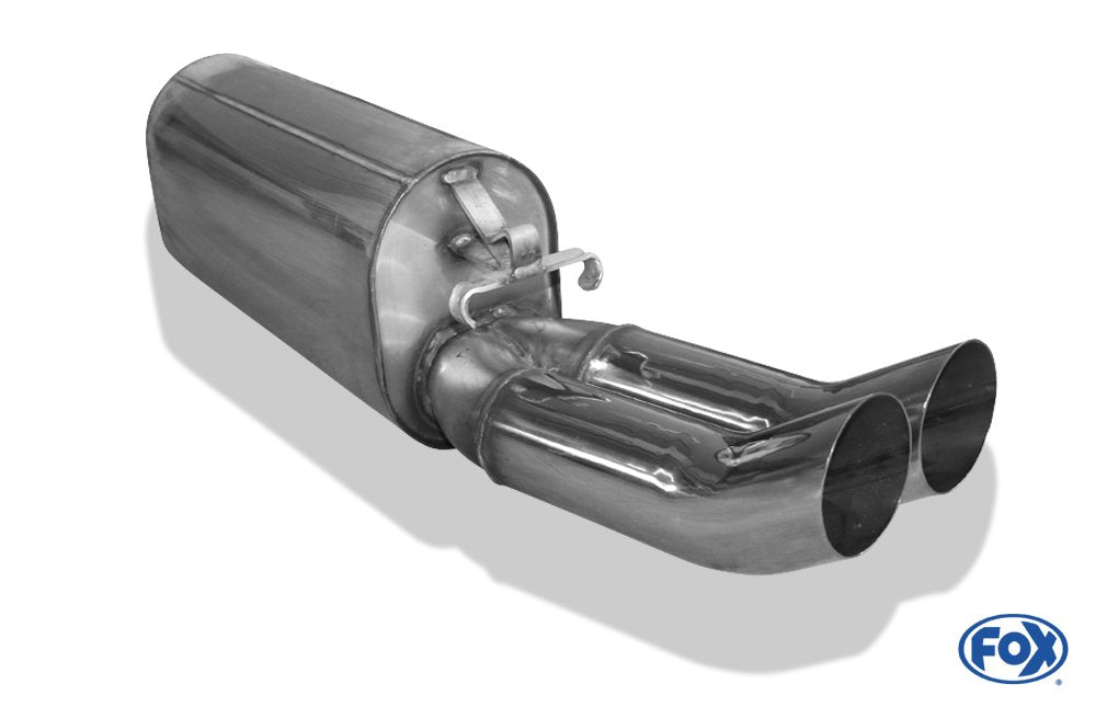 Fox Auspuff Sportauspuff Endschalldämpfer für Opel Calibra A/ Calibra A 4x4 2,0l
