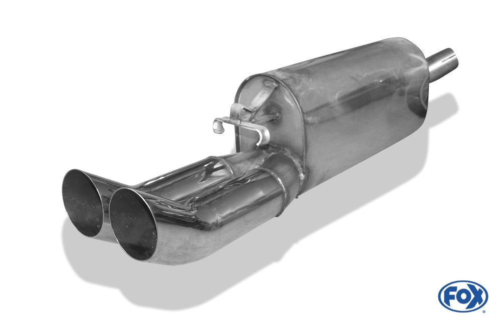 Fox Auspuff Sportauspuff Endschalldämpfer für Opel Calibra A/ Calibra A 4x4 2,0l