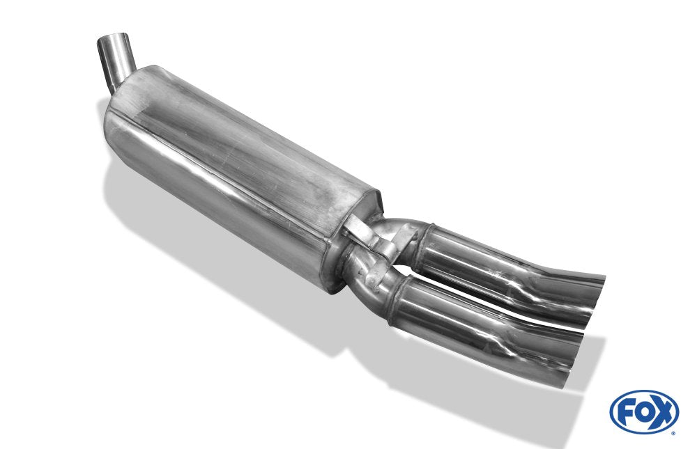 Fox Auspuff Sportauspuff Endschalldämpfer für Opel Calibra A/ Calibra A 4x4 2,0l