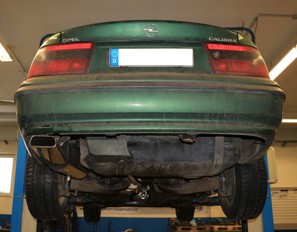 Fox Auspuff Sportauspuff Komplettanlage für Opel Calibra A 2.0l Bj.89-97