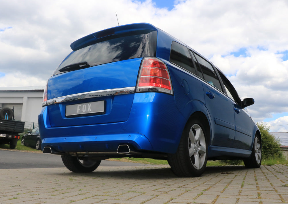 Fox Duplex Auspuff Sportauspuff Komplettanlage für Opel Zafira B OPC 2,0l