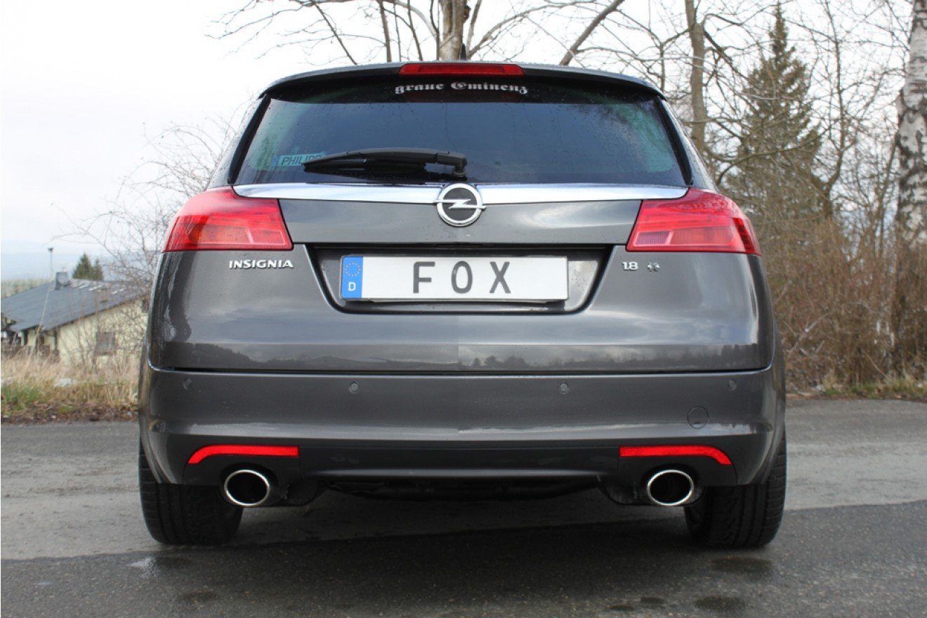 Fox Duplex Auspuff Sportauspuff Komplettanlage für Opel Insignia A 4x4 Sports
