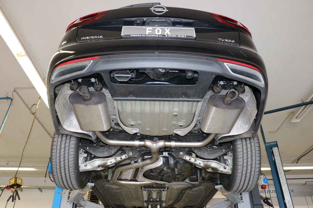 Fox Duplex Sportauspuff Komplettanlage für Opel Insignia B Tourer 1.6l 147kW