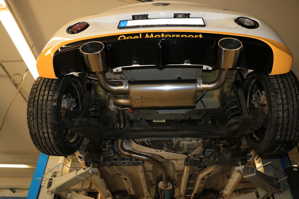 Fox Duplex Auspuff Sportauspuff Komplettanlage für Opel Adam S 1.4l 110kW