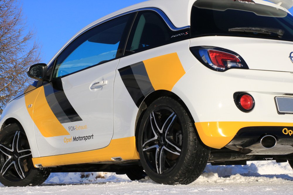 Fox Auspuff Sportauspuff Komplettanlage für Opel Adam S 1.4l 110kW