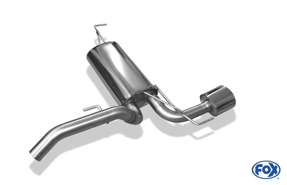 Fox Auspuff Sportauspuff Endschalldämpfer für Opel Adam S 1.4 110kW