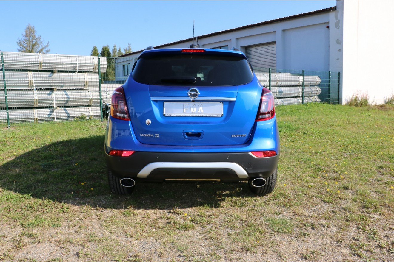Fox Duplex Auspuff Sportauspuff Komplettanlage für Opel Mokka 4x4 4x2 1,4l 103kW
