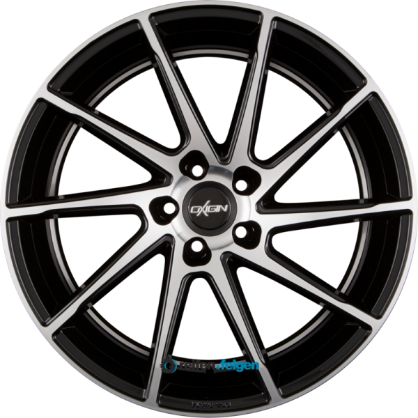 OXIGIN 20 ATTRACTION 9x20 ET45 5x112 NB66.6 Black Polish mit Hinterdrehung (BFPHD)