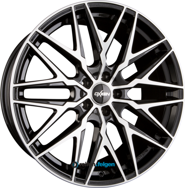 OXIGIN 25 OXCROSS 8.5x19 ET45 5x108 NB72.6 Black Full Polish (BFP)