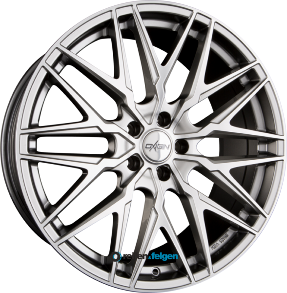 OXIGIN 25 OXCROSS 9x20 ET38 5x114.3 NB72.6 Hyper Silver Polish (HSP)