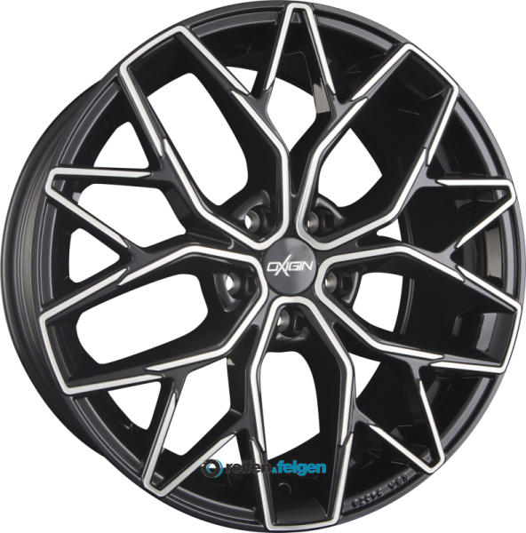 OXIGIN 26 OXID 8.5x19 ET30 5x112 NB66.6 Black Full Polish (BFP)