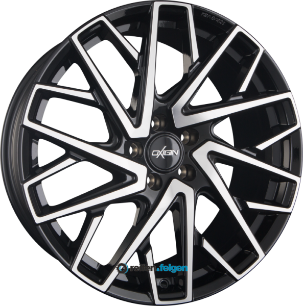 OXIGIN 28 OXMOVE 8.5x19 ET30 5x112 NB66.6 Black Full Polished (BFP)