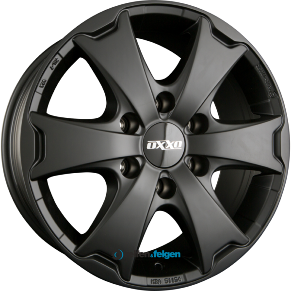 OXXO AVENTURA (OX13) 7.5x17 ET55 6x139.7 NB93.1 BLACK - Matt Black