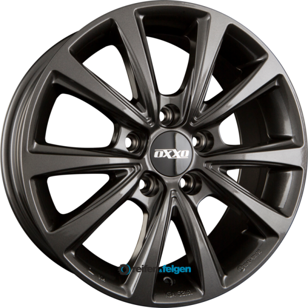 OXXO LIBERTY 6.5x16 ET48 5x112 NB57.1 (OX17) DARK - Gunmetal
