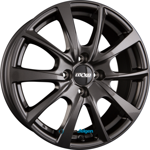 OXXO VIDORRA (OX18) 6.5x16 ET50 5x114.3 NB72.6 DARK - Gunmetal