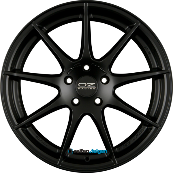 OZ OMNIA 7.5x17 ET35 5x100 NB68 Matt Black