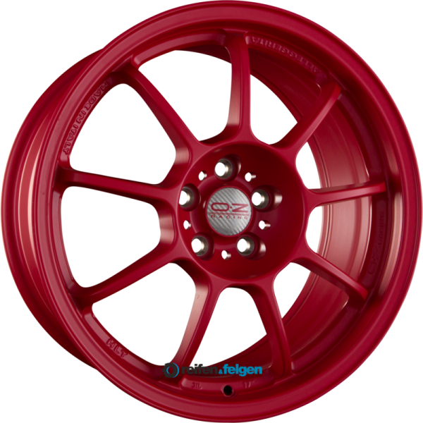 OZ-Racing ALLEGGERITA HLT 7x17 ET44 4x100 NB68 Matt Red