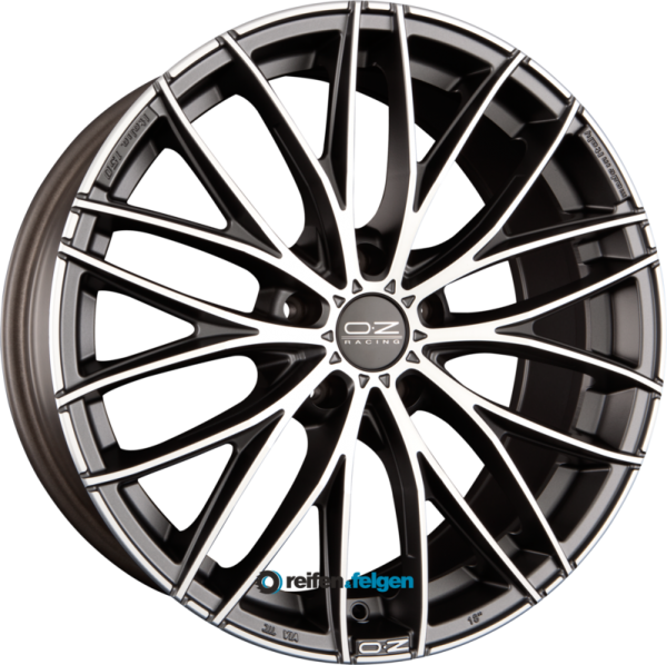 OZ-Racing ITALIA 150 8x19 ET45 5x120 NB79 Matt Dark Graphite Diamond Cut