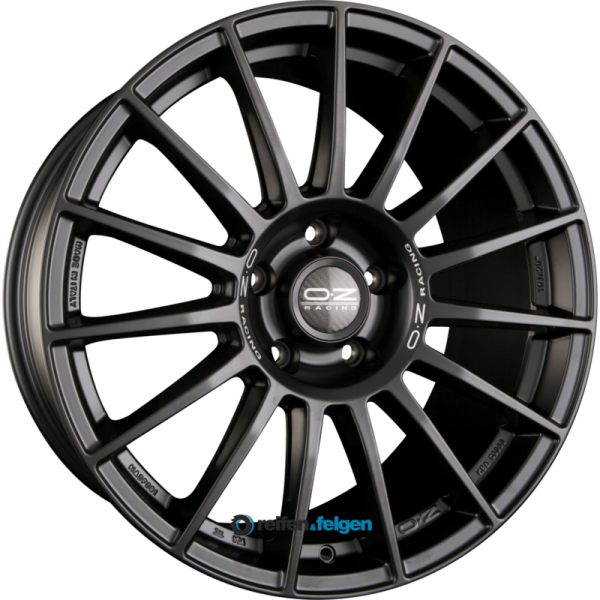OZ-Racing SUPERTURISMO DAKAR 10x20 ET48 5x127 NB71.6 Matt Black + Silver Lettering