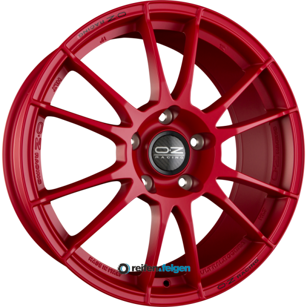 OZ-Racing ULTRALEGGERA HLT 8.5x19 ET53 5x130 NB71.5 Matt Red