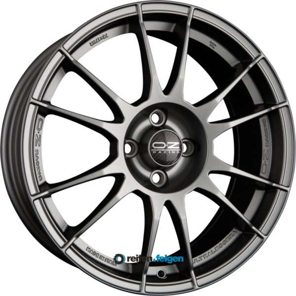 OZ ULTRALEGGERA 7x17 ET35 4x98 NB58.1 Matt Graphite Silver