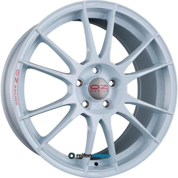 OZ ULTRALEGGERA 7x17 ET37 4x100 NB68 Race White