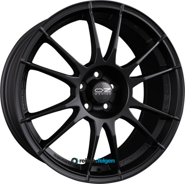 OZ ULTRALEGGERA 9x18 ET35 5x114.3 NB75 Matt Black