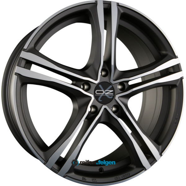 OZ X5B 8x18 ET45 5x114.3 NB75 Matt Graphit Diamond Cut