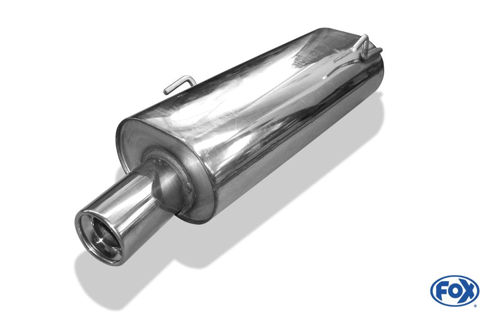 Fox Auspuff Sportauspuff Endschalldämpfer für Peugeot 206 1.1l 40/44kW 1.4l 55kW