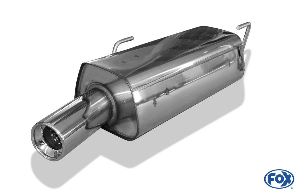Fox Auspuff Sportauspuff Endschalldämpfer für Peugeot 206 S16/ S16 Cabrio 2,0l