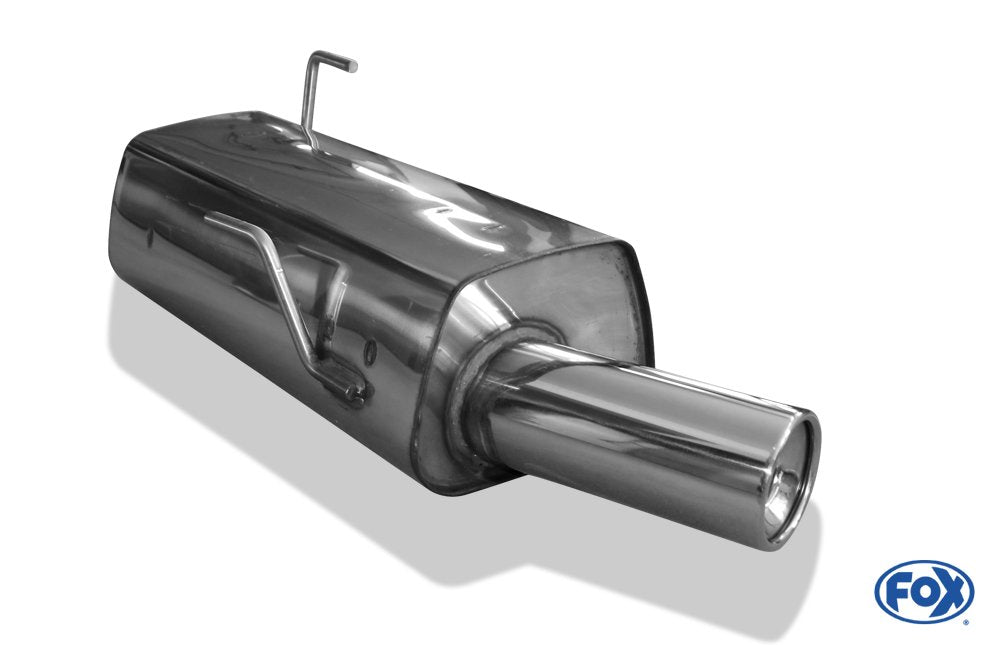 Fox Auspuff Sportauspuff Endschalldämpfer für Peugeot 206 S16/ S16 Cabrio 2,0l