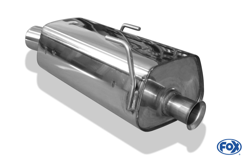 Fox Auspuff Sportauspuff Endschalldämpfer für Peugeot 206 S16/ S16 Cabrio 2,0l