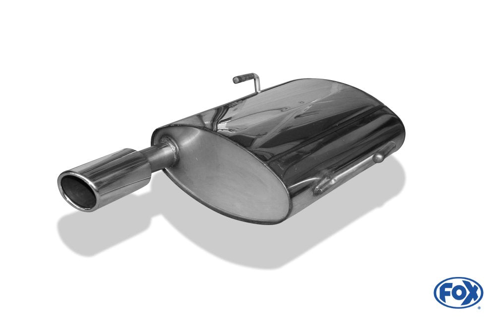 Fox Auspuff Sportauspuff Endschalldämpfer für Peugeot 206 SW 1.6l 16V 80kW
