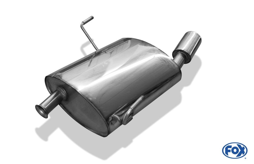 Fox Auspuff Sportauspuff Endschalldämpfer für Peugeot 206 SW 1.6l 16V 80kW
