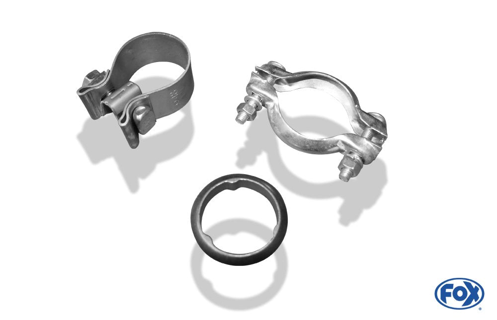 Fox Auspuff Sportauspuff Endschalldämpfer für Peugeot 206 SW 1.6l 16V 80kW