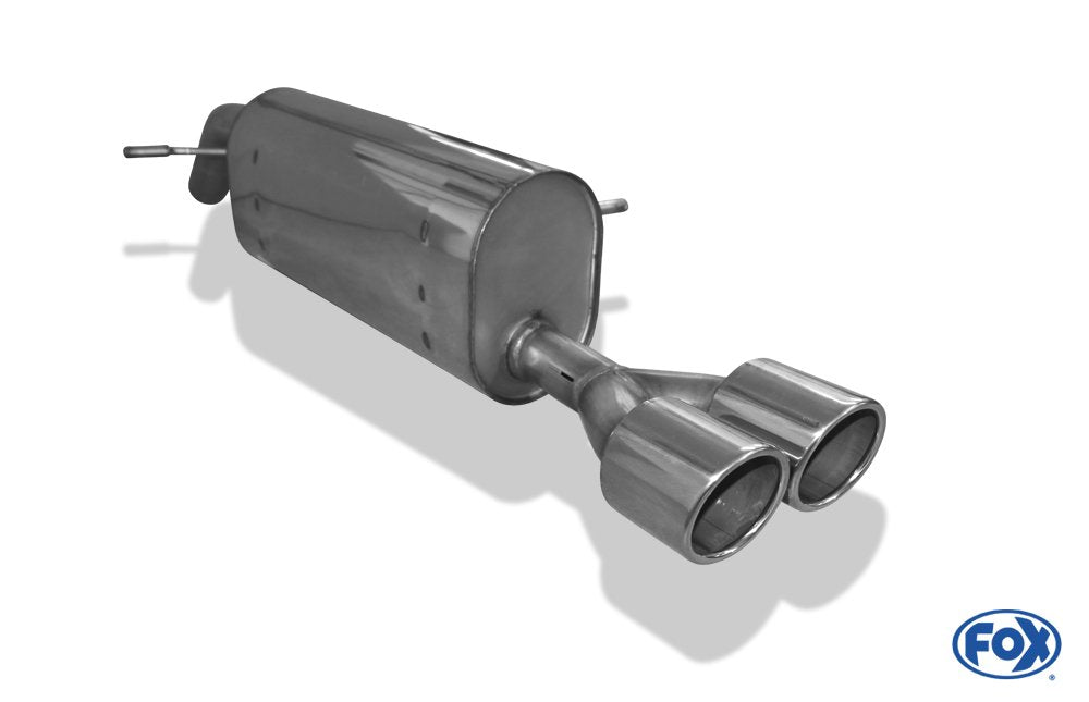 Fox Auspuff Sportauspuff Endschalldämpfer für Peugeot 207 SW RC 1.6l 128W