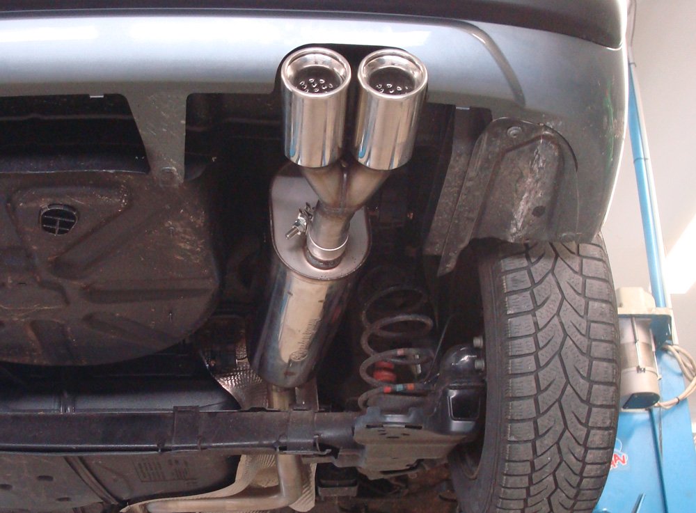 Fox Auspuff Sportauspuff Endschalldämpfer für Peugeot 207 SW 1.4l 54/70/72kW