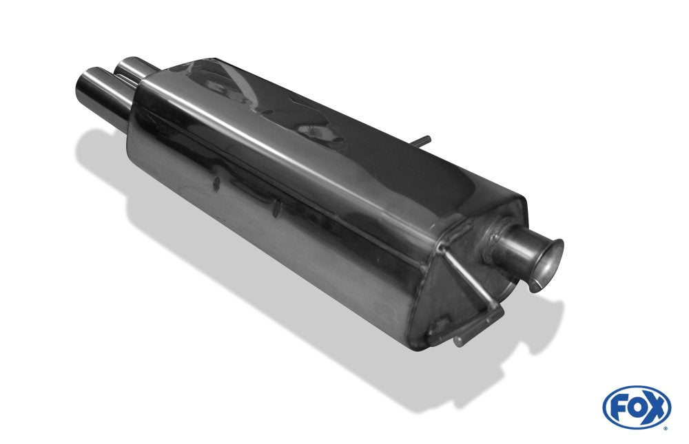 Fox Auspuff Sportauspuff Endschalldämpfer für Peugeot 307 1.4l 55/65kW 1.6l 80kW