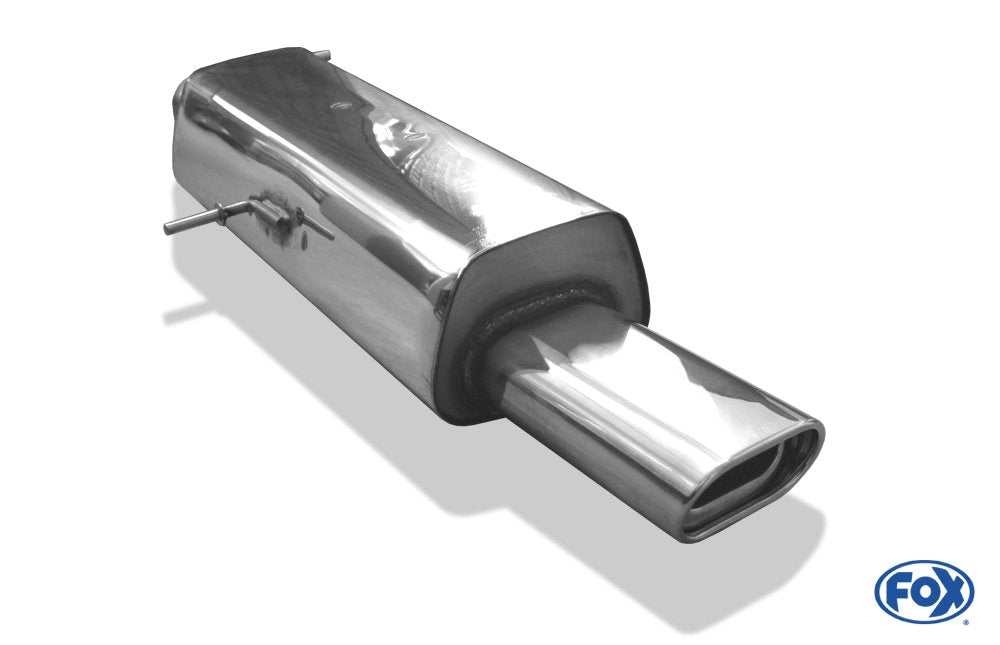 Fox Auspuff Sportauspuff Endschalldämpfer für Peugeot 307 1.4l 55/65kW 1.6l 80kW