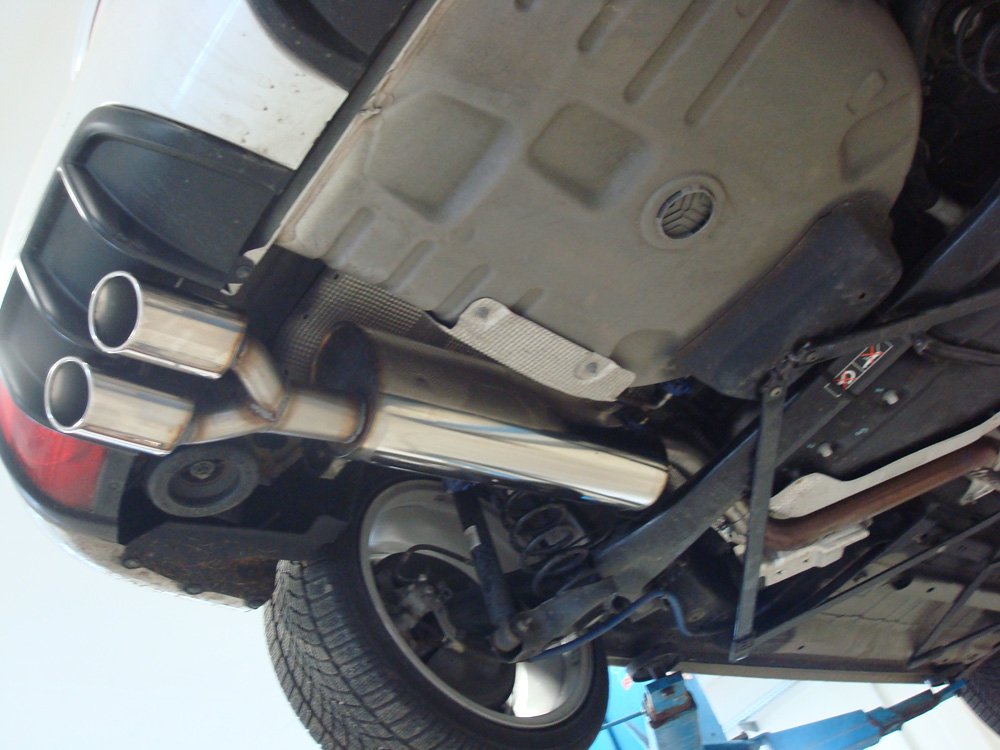 Fox Auspuff Sportauspuff Endschalldämpfer für Peugeot 308 cc 1.6l THP 147kW