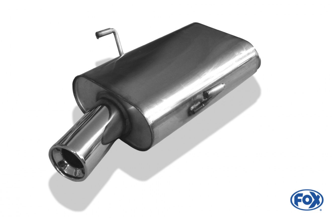 Fox Auspuff Sportauspuff Endschalldämpfer für Peugeot 406 Limo 1,6l 65kW 1,8l