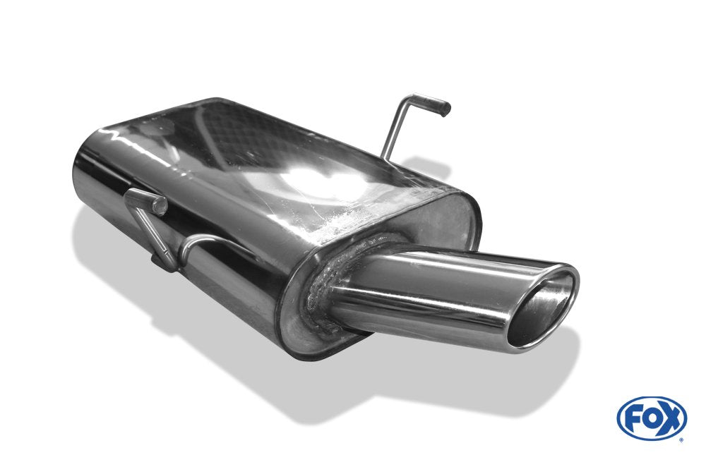 Fox Auspuff Sportauspuff Endschalldämpfer für Peugeot 406 Limo 1,6l 65kW 1,8l