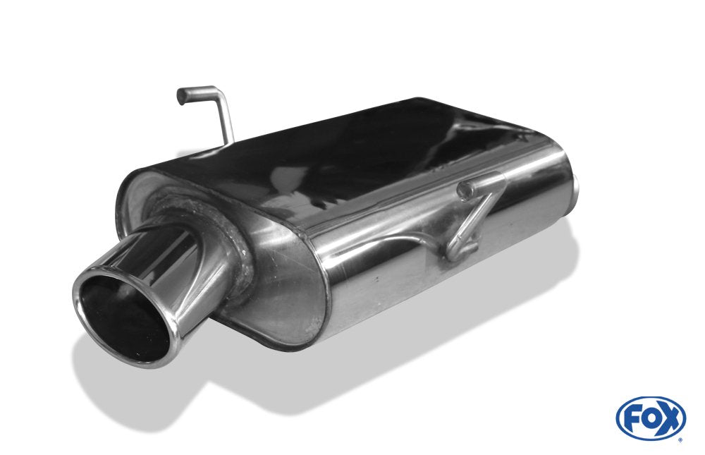 Fox Auspuff Sportauspuff Endschalldämpfer für Peugeot 406 Limo 1,6l 65kW 1,8l