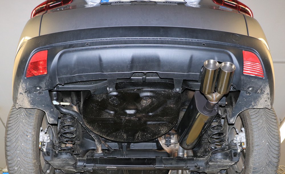 Fox Auspuff Sportauspuff Komplettanlage für Peugeot 2008 1.2l 60W