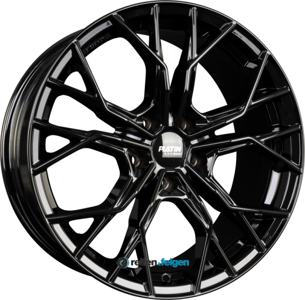 PLATIN P 118 8.5x20 ET30 5x112 NB66.6 Black werk91-4 8,5x20 ET30 5x112 Alufelge Schwarz